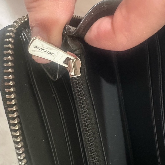 Coach Black and Gray Signature Bag and Wallet Set - Picture 4 of 14